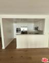 View of kitchen from dining ar