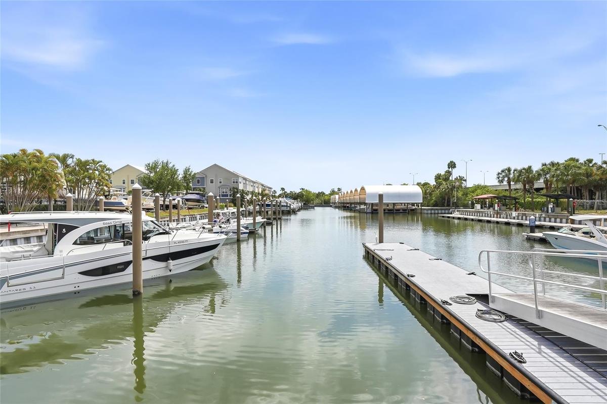 Enjoy easy access to the water right from Loggerhead Marina