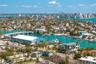 Drone photo on the home in proximity to downtown St Pete