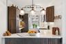 Virtually staged kitchen