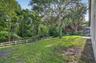 Rear yard on conservation