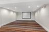 Private office w built in screen