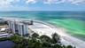 Aerial view of the Whispering Sands on the Gulf.