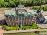 Bird's eye view of apartment complex