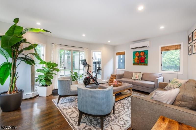 Family room open to deck