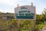 Beach Sign at Beach Access.