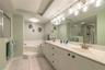double sinks, garden tub and shower