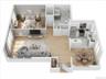 Unit # 43 Illustrated Floor Plan