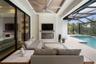 The outdoor TV is included.