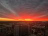 sunset from the balcony
