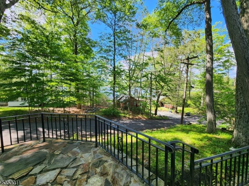 Lake views from patio