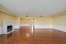Expansive living room looks into the dining room