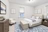 Digitally staged bedroom