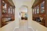 Hall into the family room