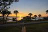 Sunset beach view