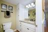 1/2 bath on main floor beside the kitchen