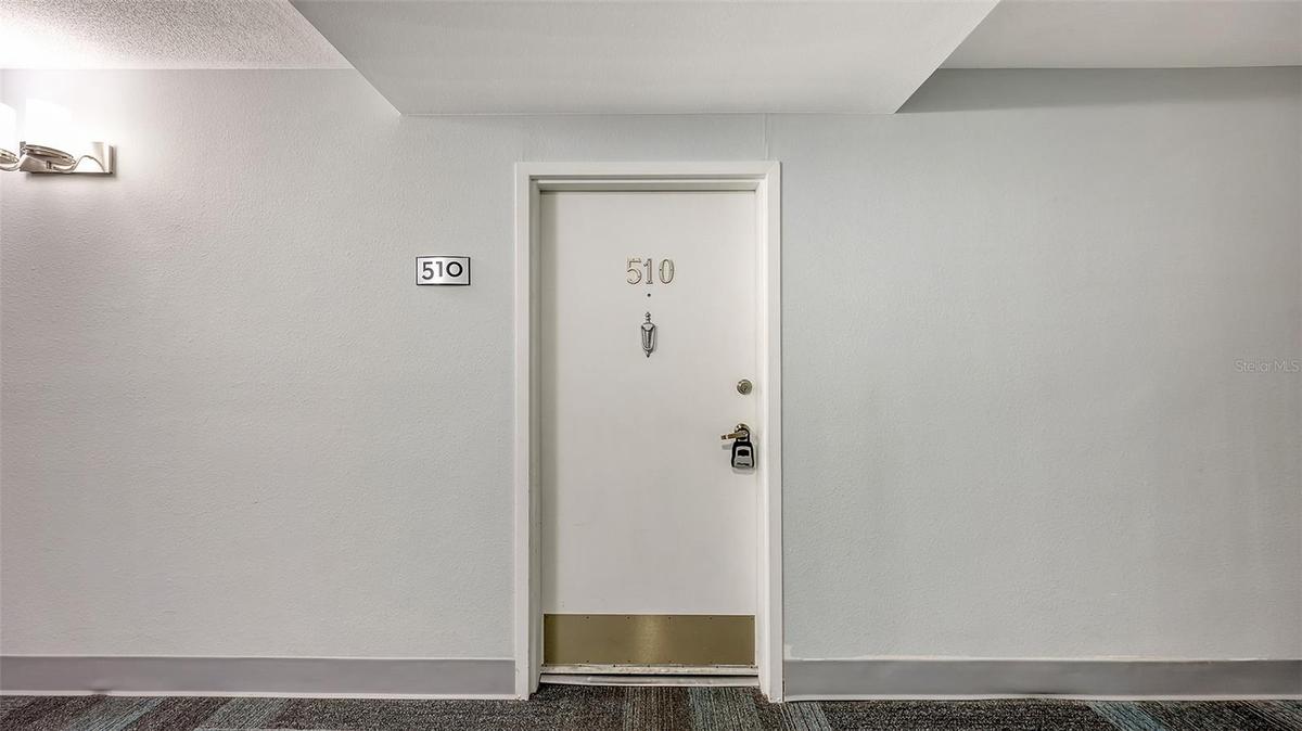 Entry Door to Unit 510