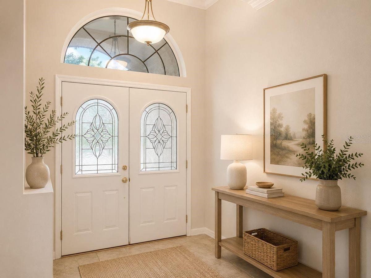 Foyer Virtually staged
