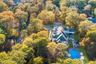 Drone / aerial view of a pool