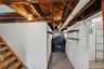 Basement, above ground oil tank