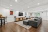 fully finished lower level with media room