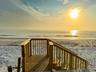 Steps down to private beach