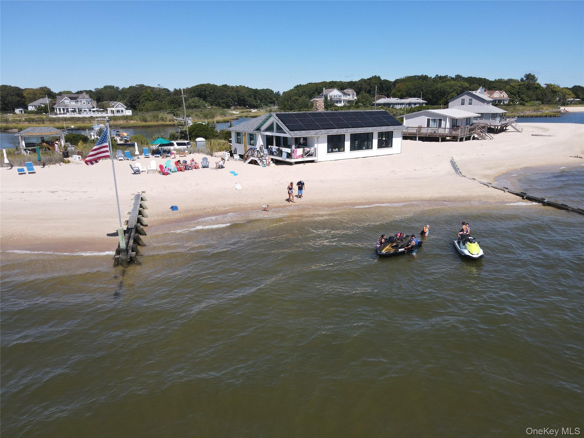 Water view with nearby beach