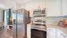 Quarts counters, light a bright kitchen