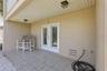 Ground level back patio.
