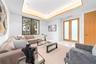 First-Floor Office – Staged as an Elegant Sitting Area Near the Main Entrance