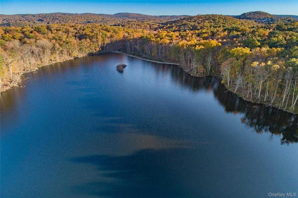 The lake has a newly updated dam and semi-developed waterfront.