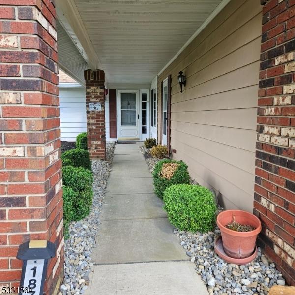 Walkway to front door