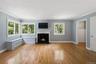 Living Room with Working Wood Fire Place