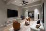 Virtually Staged Rec Room