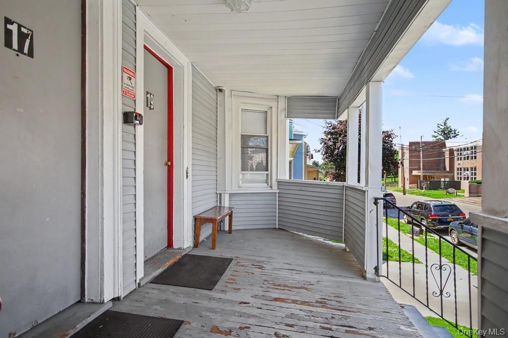 Covered front porch