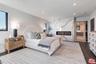 Dual facing fireplace