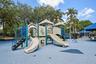 Kids play park with safe/scushy rubberized ground