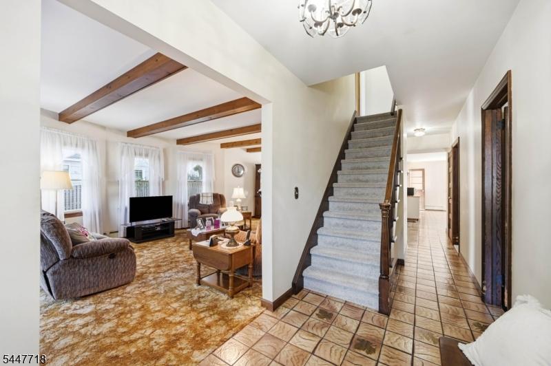 foyer, partial living room