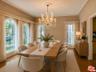 virtually staged dining room