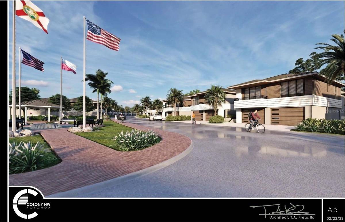 Rendition of site build proposal, Community of Villas