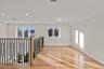 Spare room with light wood finished floors and recessed lighting