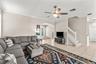 Family Room to Entry: Stairs ~ 8215 Calt