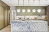10' Rare Arabescato marble Island