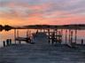 Sunset at the private dock