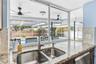 Windows open all the way - great for dining on the pool deck