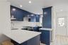New kitchen with breakfast bar.