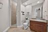 Bedroom 3 en suite featuring a walk-in shower