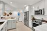 Kitchen view to Family Room