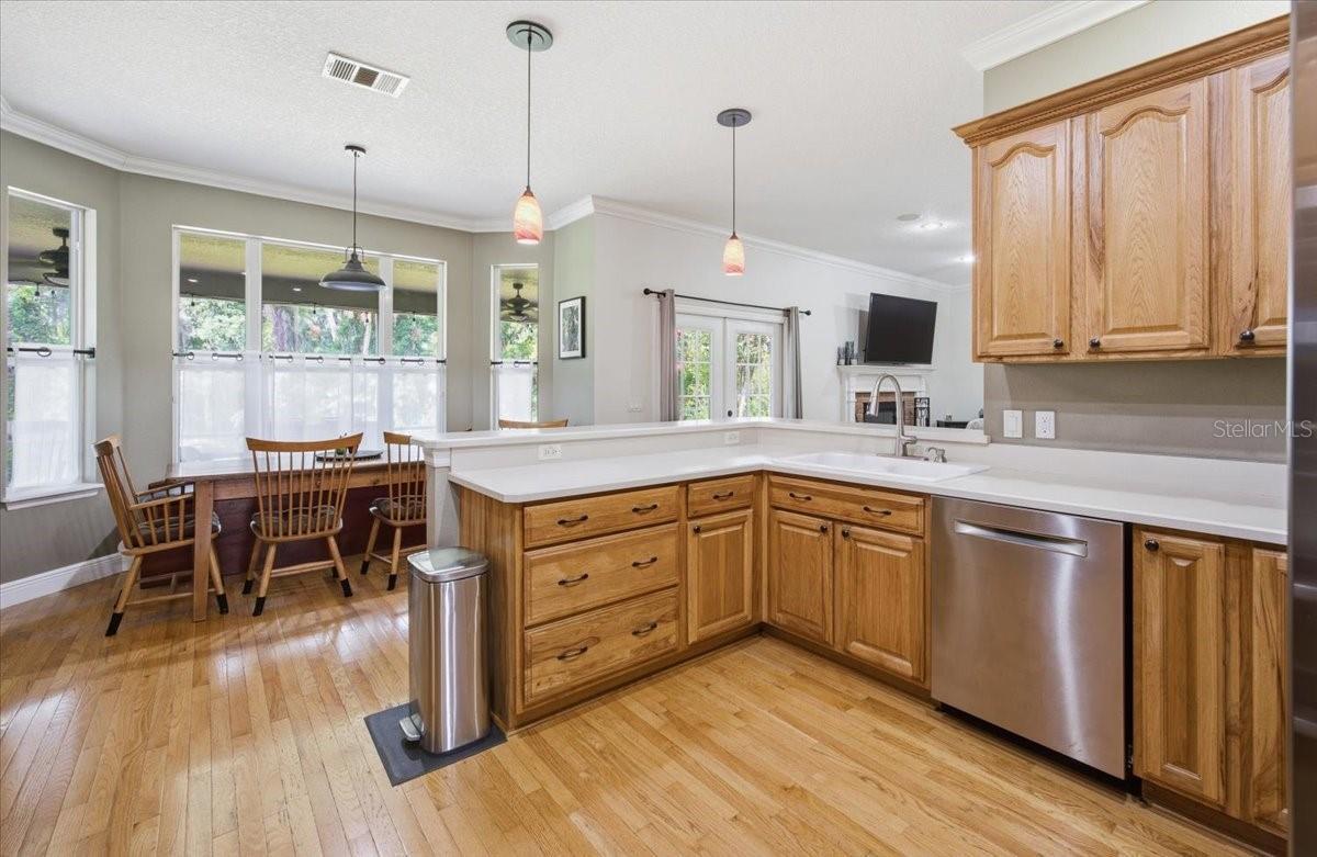 Kitchen view to Dinette