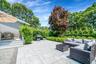 View of patio / terrace with an outdoor living space and a grill